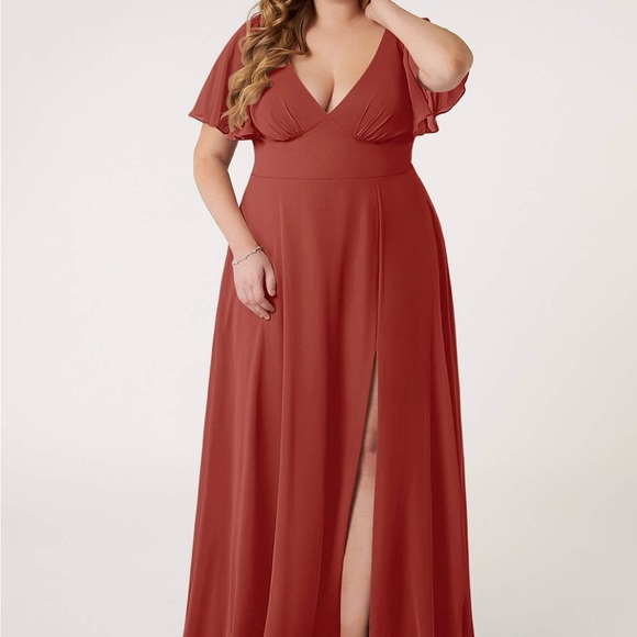 Azazie Kimber - Chiffon
Terracotta • A8
Never worn - Picture 4 of 5